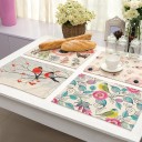 Table Mat with Bird and Flowers 25