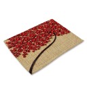 Table Mat with Blooming Trees 3