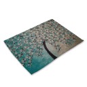 Table Mat with Blooming Trees 5