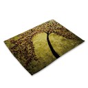 Table Mat with Blooming Trees 10