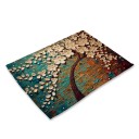 Table Mat with Blooming Trees 13