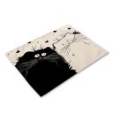 Table Mat with Cats C229 5