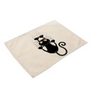 Table Mat with Cats C229 9
