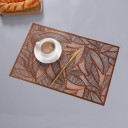 Table Mat with Leaf Motif 1