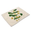 Table Mat with Leaves 8