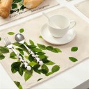 Table Mat with Leaves 22