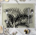 Table Mat with Tropical Leaves 4