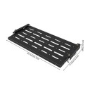 Table pliante portable pour le coffre de voiture Plateau pliant avec câbles et fixation rapide 60 x 31 cm Acier inoxydable Noir Pour voiture et caravane 3