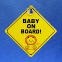 Tableau avec ventouse - enfant dans la voiture 8