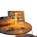 Tableau d'écriture acrylique LED rétroéclairé 15 x 15 cm effaçable USB tableau transparent pour enfants effaçage à sec pour l'école, le bureau et la maison 3