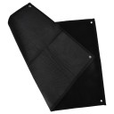 Tableau mural pour badges et écussons 45 × 58 cm Tableau textile noir en flanelle et tissu Oxford avec œillets de suspension 2