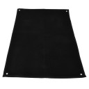 Tableau mural pour badges et écussons 45 × 58 cm Tableau textile noir en flanelle et tissu Oxford avec œillets de suspension 3