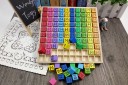Tablero de matemáticas de madera para niños. 6