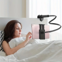 Tablet Holder with Desk Clip 70 cm Flexible Gooseneck Universal Arm for Tablets 4.7–11" Adjustable Stand for Reading and Viewing 4
