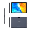 Tablet PRITOM Android 13 s 10,1" HD displejem 4 GB RAM 64 GB paměti čtyřjádrový procesor podpora 3G hovorů dvojitý fotoaparát šedý 2