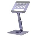 Tabletstandaard draaibaar om 360° Aluminiumlegering Stabiliteit verstelbare tabletsteun Verstelbare universele standaard voor comfortabel 1