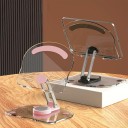 Tabletständer 15,5 x 12,5 cm Drehbarer Ständer 360° Universeller verstellbarer Halter für bequemes Ansehen von Videos, Arbeiten und Lesen Stabiler drehbarer Ständer 3