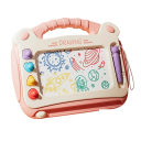 Tablette à dessin magnétique pour enfants 30,5 x 23 cm jouet Montessori avec 4 tampons et 4 couleurs pour dessiner et jouer 7