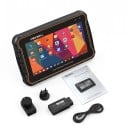 Tablette de diagnostic OBD2 GT60 avec écran de 7 pouces, batterie de 5000 mAh, VCI sans fil et tests bidirectionnels noir-orange 2