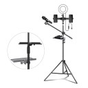 Tablette de rangement pour supports de partitions et de microphones J150 4