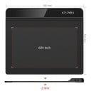 Tablette graphique XP-PEN StarG640 avec stylet passif P01 8192 niveaux de pression Surface active 6 x 4 pouces 190 x 162 mm Noir pour le dessin et la graphisme 2