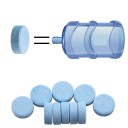 Tablettes effervescentes de nettoyage pour lave-glace 10 pcs 2