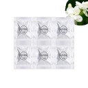 Tablettes parfumées pour voiture parfum solide 6 pcs environ 1,4 x 0,5 cm recharge pour climatisation tapis parfumés pour l'intérieur du véhicule 10
