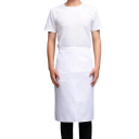 Tablier de cuisine à nouer à la taille avec poche en toile vêtement de travail pour la cuisine gastronomie tablier de protection 3