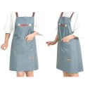 Tablier de cuisine imperméable 71 x 68 cm avec impression Hello Style japonais Grande poche Cuisine Pâtisserie Tablier pratique 13