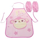 Tablier de cuisine pour enfants avec manches 4