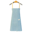 Tablier en lin rayé sans manches Cuisine et jardin Matériau naturel Protection stylée des vêtements Pratique et léger 10