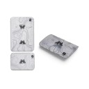 Tabuleiro de campismo dobrável para cortar Flexível com escala nas bordas 25,5 x 18 cm Branco com padrão de curvas de nível Para acampamentos 1