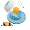 Taça interativa para cães e gatos 12 x 12 cm Taça de plástico com bola de lamber para iogurte, saquetas e alimentação lenta 2