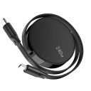 Ταχύτατο καλώδιο USB C σε USB C 240W 6A PD δεδομένων και φόρτισης για κινητά, ταμπλέτες, φορητούς υπολογιστές 2