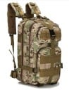 Tactical backpack 25 l with MOLLE straps Four zippered compartments Padded ventilated back Chest and hip strap Oxford 43 x 26 x 23 cm 4