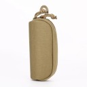Tactical Glasses Case 17 x 8 x 5 cm made of 1000D Nylon Foldable Hard Case with Carabiner Suitable for Belt or Backpack 3