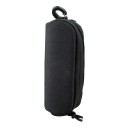 Tactical Glasses Case 17 x 8 x 5 cm made of 1000D Nylon Foldable Hard Case with Carabiner Suitable for Belt or Backpack 2