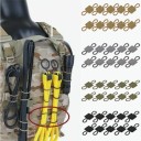 Tactical MOLLE chingă elastică Curea tactică pentru geantă Catarame Suporturi tactice elastice 10 buc 1