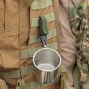 Tactical Suspension Buckle Nylon Buckle with Carabiner Strap with Carabiner 2 pcs 7