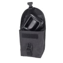 Tactische heuptas 14 x 12 x 4 cm Set van 2 Stuks Duurzaam nylon 600D met versterkte riemen en gesp Zwart Voor de riem en de natuur 2