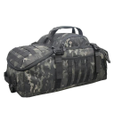 Tactische militaire tas, kampeertas, grote capaciteit, wandeltas met meerdere zakken, militaire rugzak, 60L waterdicht, 58 x 30 cm, camouflagepatroon 1