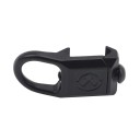 Tactische snelspanbevestiging met draaibare geweerclip in neutrale kleuren, metalen QD-riembevestiging met draaibare adapter voor tactische 4
