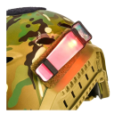 Tactische veiligheidsknipperlamp 11 x 2,6 cm siliconen signaallamp IP6 voor helm voor survival, jacht, wandelen, fietsen 2