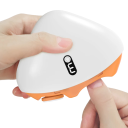 Tagliaunghie elettrico intelligente 7,9 x 7,9 x 3,1 cm USB-C Torcia Display digitale 3 velocità Lucidatura Limatura Per bambini e adulti Basso rumore 2