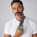 Tăietor de bărbă și detalii Reîncărcabil prin USB Autonomie de până la 240 de minute 3 piepteni de ghidare 1–3 mm Negru-verde 5