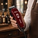 Tăietor de păr profesional cu 8 piepteni ajustabili de 1,5 până la 19 mm Dimensiune 18 x 4,5 cm Cablu 2 m Roșu Pentru bărbați acasă 4