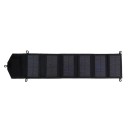 Taittuva aurinkopaneeli 800W 6-osainen 20W/h USB 5V DC kannettava polysilikonilaturi varavirtalähde puhelimeen, retkeilyyn, vaellukseen 870x190 mm 1