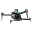 Taittuva drone 31x29x9 cm, 8K HD -kaksoiskamera, laajakulmainen GPS, esteiden välttämistoiminto, ohjain näytöllä, 3800mAh sovellusohjaus 2