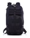 Taktický batoh 25 l s popruhy MOLLE Čtyři oddíly na zip Polstrovaná větraná záda Hrudní a bederní popruh Oxford 43 x 26 x 23 cm 2