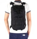 Taktický batoh 25 l s popruhy MOLLE Čtyři oddíly na zip Polstrovaná větraná záda Hrudní a bederní popruh Oxford 43 x 26 x 23 cm 7